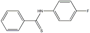 Benzenecarbothioamide,N-(4-fluorophenyl)- Structure