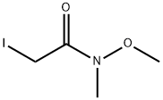 2-iodo-N-methoxy-N-methylacetamide 구조식 이미지