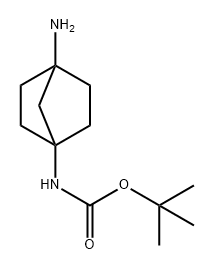 tert-butyl N-{4-aminobicyclo[2.2.1]heptan-1-yl}carbamate 구조식 이미지