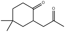 4,4-DIMETHYL-2-(2-OXOPROPYL)CYCLOHEXAN-1-ONE 구조식 이미지