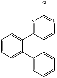 2-chlorodibenzo[f,h]quinazoline Structure