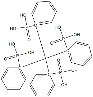 4,4',4'',4'''-(methanetetrayltetra-4,1-phenylene)tetrakis-Phosphonic acid 구조식 이미지