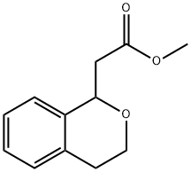 Methyl 3,4-dihydro-1H-2-benzopyran-1-acetate Structure