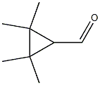 2,2,3,3-tetramethylcyclopropane-1-carbaldehyde Structure