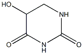 2,4(1H,3H)-Pyrimidinedione, dihydro-5-hydroxy- Structure