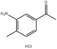 1-(3-amino-4-methylphenyl)ethanone hydrochloride Structure