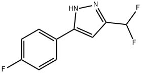 3-(difluoromethyl)-5-(4-fluorophenyl)-1H-pyrazole Structure