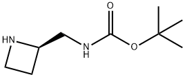 TERT-BUTYL N-[(2R)-AZETIDIN-2-YLMETHYL]CARBAMATE Structure