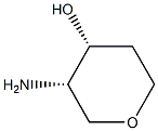(3S,4R)-3-aminotetrahydro-2H-pyran-4-ol 구조식 이미지