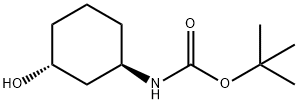 (1R,3R)-(3-Hydroxy-cyclohexyl)-carbamic acid tert-butyl ester 구조식 이미지