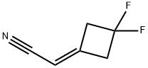 2-(3,3-DIFLUOROCYCLOBUTYLIDENE)ACETONITRILE Structure