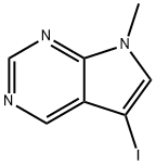 5-IODO-7-METHYL-7H-PYRROLO[2,3-D]PYRIMIDINE Structure