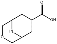 3-OXA-9-AZABICYCLO[3.3.1]NONANE-7-CARBOXYLIC ACID Structure