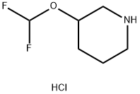 3-(difluoromethoxy)piperidine hydrochloride 구조식 이미지