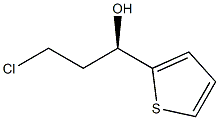 (R)-3-CHLORO-1-(THIOPHEN-2-YL)PROPAN-1-OL 구조식 이미지