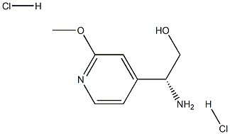 (R)-2-Amino-2-(2-methoxypyridin-4-yl)ethanol dihydrochloride Structure