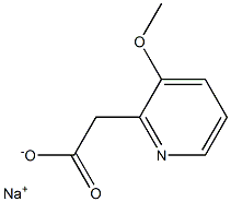 sodium 2-(3-methoxypyridin-2-yl)acetate 구조식 이미지