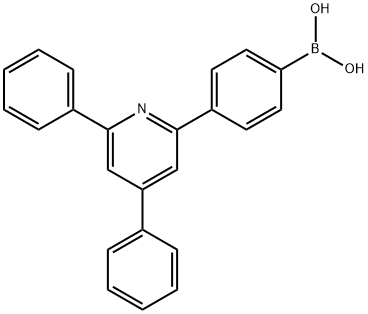(4-(4,6-diphenylpyridin-2-yl)phenyl)boronic acid Structure