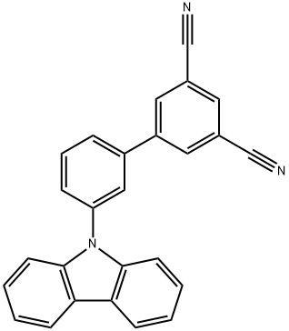 3'-(9H -carbazol-9-yl)biphenyl-3,5-dicarbonitrile 구조식 이미지