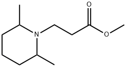 methyl 3-(2,6-dimethylpiperidin-1-yl)propanoate Structure