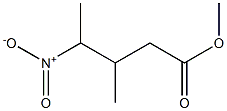 Pentanoic acid, 3-methyl-4-nitro-, methyl ester 구조식 이미지