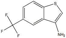 5-(Trifluoromethyl)benzo[b]thiophen-3-amine 구조식 이미지