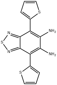 4,7-di(thiophen-2-yl)benzo[c][1,2,5]thiadiazole-5,6-diamine Structure