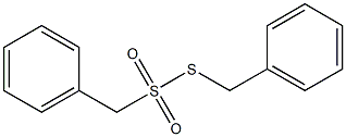 Benzenemethanesulfonothioicacid, S-(phenylmethyl) ester Structure