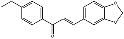 (2E)-3-(2H-1,3-benzodioxol-5-yl)-1-(4-ethylphenyl)prop-2-en-1-one Structure