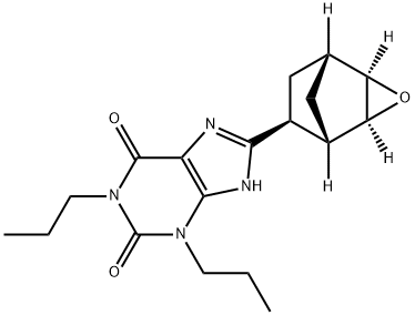 1H-Purine-2,6-dione,3,9-dihydro-8-(1S,2R,4S,5S,6S)-3-oxatricyclo[3.2.1.02,4]oct-6-yl-1,3-dipropyl- 구조식 이미지