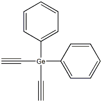 Germane,diethynyldiphenyl- 구조식 이미지