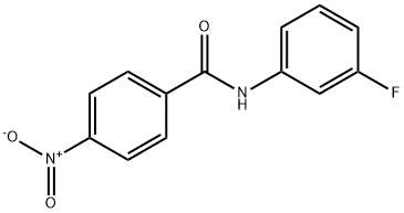 N-(3-Fluorophenyl)-4-nitrobenzamide, 97% Structure