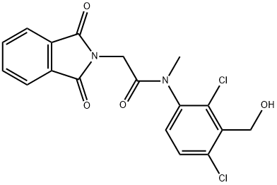 N-(2,4-dichloro-3-(hydroxymethyl)phenyl)-2-(1,3-dioxoisoindolin-2-yl)-N-methylacetamide Structure