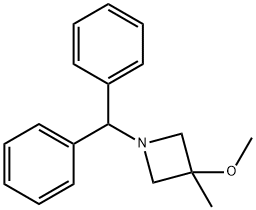 1-BENZHYDRYL-3-METHOXY-3-METHYLAZETIDINE Structure