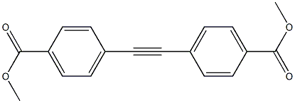 Dimethy 4,4'-(ethyne-1,2-diyl)dibenzoate 구조식 이미지