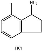 7-METHYL-2,3-DIHYDRO-1H-INDEN-1-AMINE HYDROCHLORIDE 구조식 이미지