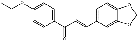 (2E)-3-(2H-1,3-benzodioxol-5-yl)-1-(4-ethoxyphenyl)prop-2-en-1-one Structure