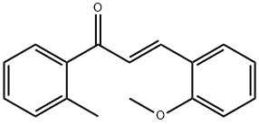 (2E)-3-(2-methoxyphenyl)-1-(2-methylphenyl)prop-2-en-1-one 구조식 이미지