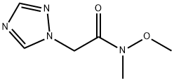 N-methoxy-N-methyl-2-(1H-1,2,4-triazol-1-yl)acetamide Structure