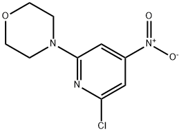 4-(6-chloro-4-nitropyridin-2-yl)morpholine Structure