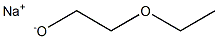 Ethanol, 2-ethoxy-, sodium salt 구조식 이미지