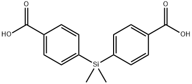 Benzoic acid,4,4'-(dimethylsilylene)bis- 구조식 이미지