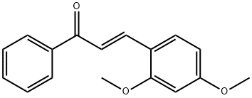 (2E)-3-(2,4-dimethoxyphenyl)-1-phenylprop-2-en-1-one Structure