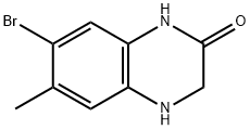 7-bromo-6-methyl-3,4-dihydroquinoxalin-2(1H)-one Structure