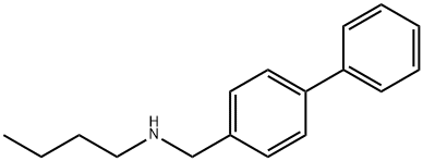 ({[1,1-biphenyl]-4-yl}methyl)(butyl)amine 구조식 이미지