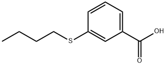 3-(n-Butylthio)benzoic acid Structure