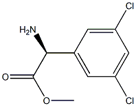 METHYL(2S)-2-AMINO-2-(3,5-DICHLOROPHENYL)ACETATE 구조식 이미지