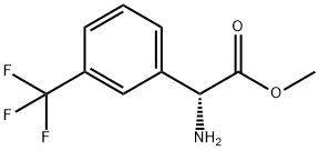 METHYL(2R)-2-AMINO-2-[3-(TRIFLUOROMETHYL)PHENYL]ACETATE Structure