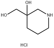 3-(hydroxymethyl)-3-piperidinol hydrochloride Structure