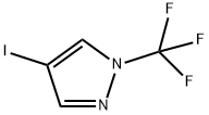 4-Iodo-1-trifluoromethyl-1H-pyrazole Structure